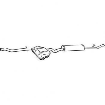 Walker 17774 Silenciador posterior