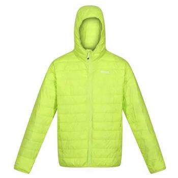 Regatta Men's Water-Repellent Hooded Hillpack Jacket Bright Kiwi Size M