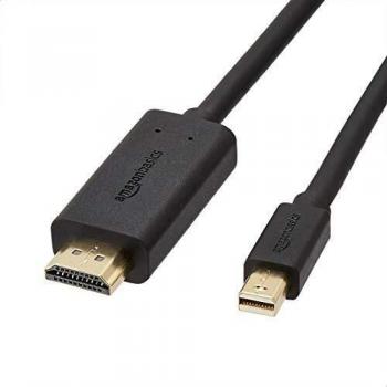 Amazon Basics - Cable adaptador Mini DisplayPort a HDMI