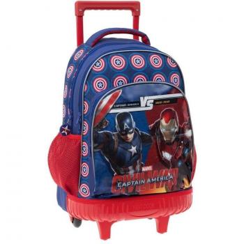 Marvel Versus Mochila Escolar, 29.44 Litros, Color Azul