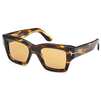 Tom Ford Ilias FT1154 Stylish Brown Sunglasses for Men, Size 50 MM