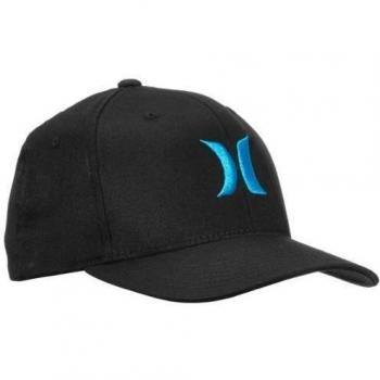 Hurley Schirmmütze One & Only Flexfit - Gorra de náutica para hombre, color negro / azul, talla XL