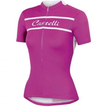 Castelli de ciclismo para mujer, color  - fucsia, tamaño S