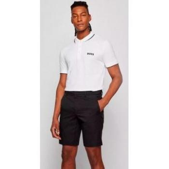 BOSS Paddy Pro Regular Fit White Short Sleeve Polo for Men XXXL