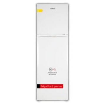 Frigorífico Corberó 2 Puertas No Frost 334L Eficiencia Energética E con Luz LED, Crisper y Fresh Box, Balcones Ajustables, Estantes de Cristal y Huevera - CF2PH17024