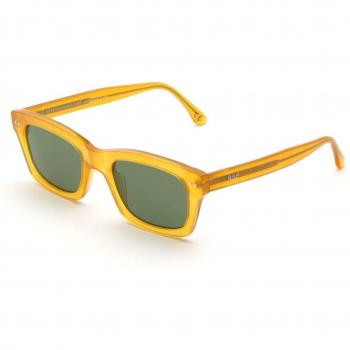 Retrosuperfuture Kh0 Business Col. Serene Unisex Squadrata Giallo Sunglasses, Yellow, Size: 52 MM