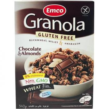 Emco Muesli Granola con Chocolate y Almendras Sin Gluten 340g