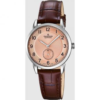 Candino - Reloj de mujer C4593/3 Couple de piel marrón