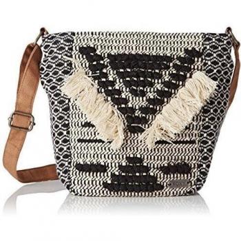 Roxy Pearl Cays - Bolsa de tela y playa, color negro, 47 cm