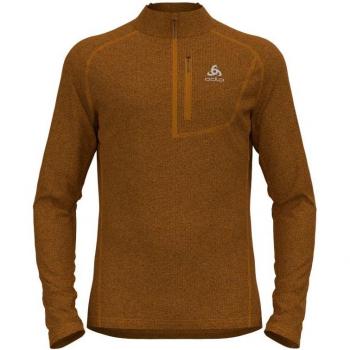 Forro Polar Odlo Tencia Half Zip Marrón Naranja - S