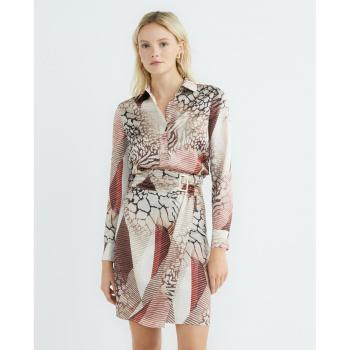 Camisa Satinada con Estampado All Over de Mujer Marciano by Guess