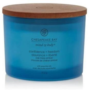 Chesapeake Bay 3-Wick Candle - Mind & Body Confidence & Freedom (Oak Moss Amber) 312g