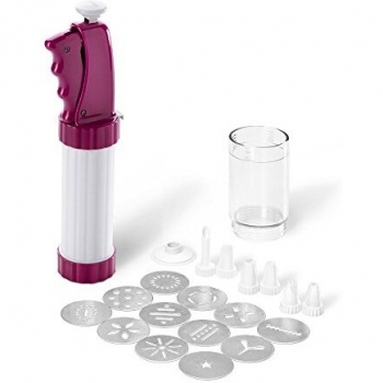 Metaltex 252470 - Máquina Decoradora y Churrera con Accesorios, Color Morado