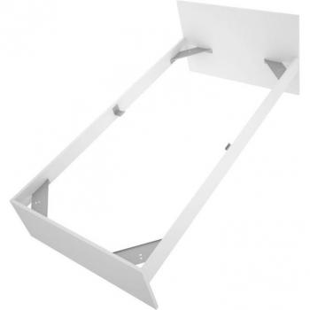 Cama Top con Cabecero Blanco 90x190 cm - Dimensiones: 67 x 95,8 x 194,8 cm