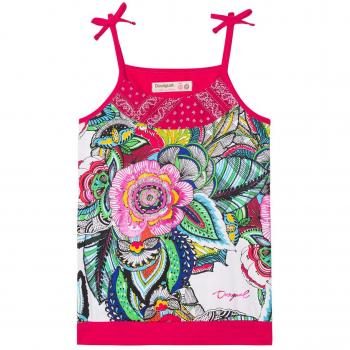 Desigual Girl Knit T-Shirt Straps