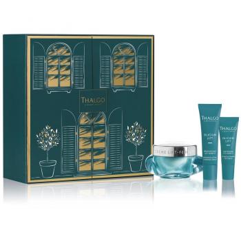 Cofre de Navidad Thalgo Silicium Lift: Crema facial antiarrugas de día 50 ml + Suero reafirmante nocturno 30 ml + Crema para el contorno de ojos 10 ml