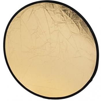 BRESSER BRTR5 reflector plegable oro plata 80cm redondo