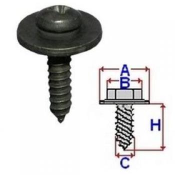 Fijación Tornillo ROMIX C60361, 10 Piezas