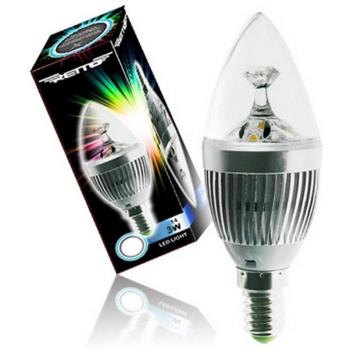 BOMBILLA LED E14 3W VELA RETTO LUZ CALIDA 220V 350LUMENS LUZ COLOR 4000K