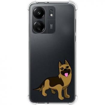Funda Antigolpes de Silicona para Xiaomi Poco C65 con Diseño de Perros 03