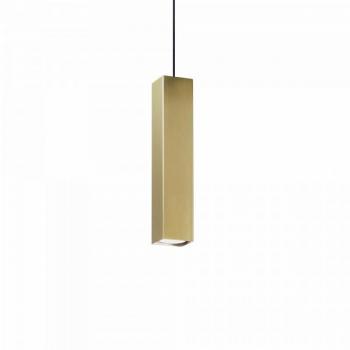 Suspensión moderna Sky 1 bombilla Metal Latón GU10 7W 3000K Luz caliente