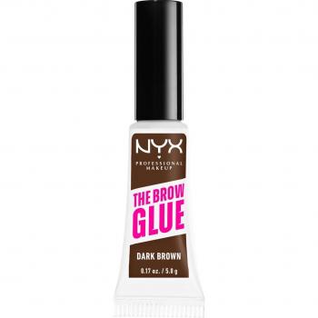 NYX Professional Makeup The Brow Glue Eyebrow Gel 04 Dark Brown 5 g