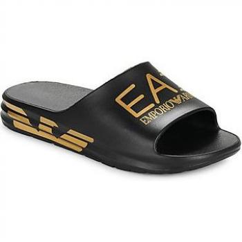 Chanclas EA7 Crusher Distance para hombre en color negro