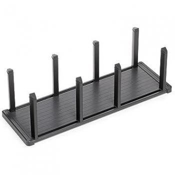Portaplatos vertical Orderbox para cajón, 159x468 mm, Gris antracita, Aluminio y Plástico