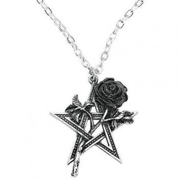 Alchemy Gothic Ruah Vered Mujer Collar Standard, Peltre, Regular