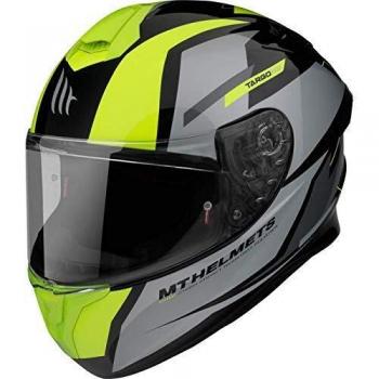 MT HELMETS TARGO PRO SOUND A3 GLOSS FLUOR YELLOW