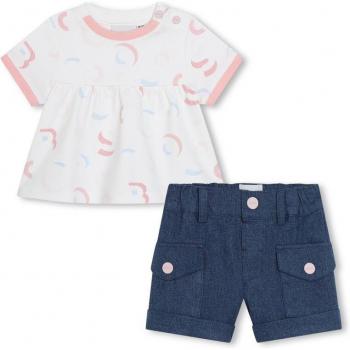 Conjunto de bebé niña BOSS Kidswear - camiseta estampada y short