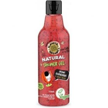 Planeta Orgánica Organic Guarana and Basil Seeds Shower Gel 250 ml
