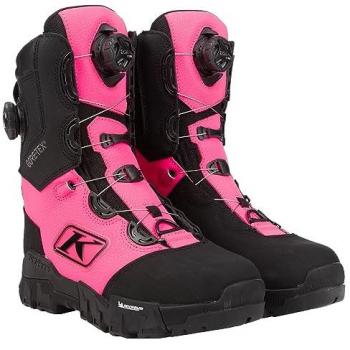 Klim Adrenaline Pro S GTX BOA Botas para motos de nieve - Negro Rosa (Tallas: 36, 37, 38)