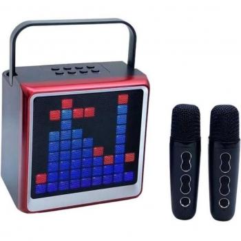 Altavoz Karaoke Bluetooth Portátil Klack con Leds RGB