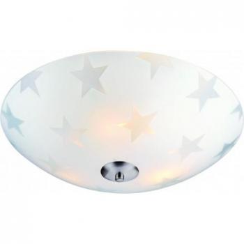 Plafón de acero STAR LED 35 - Lámpara de techo empotrada con diseño moderno, fabricada en acero, tecnología LED integrada, diámetro de 35 cm, acabado en color metálico, ideal para iluminación ambiental y decorativa