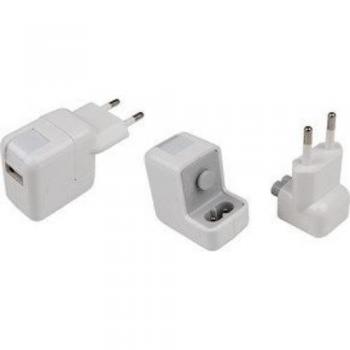 Silver HT 111910740199 - Cargador USB, color blanco