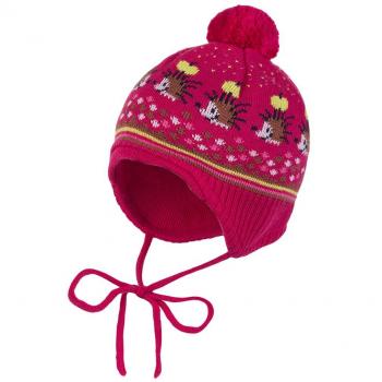 maximo Mütze, Ausgenäht Mit Bindeband, Pompon, Igel, Sombrero para Bebés, Mehrfarbig