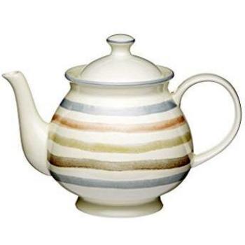 Kitchen Craft Classic Tazas de cerámica, diseño de tetera, Stripes