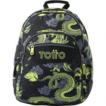 Mochila escolar Totto Rayol color azul Dragony