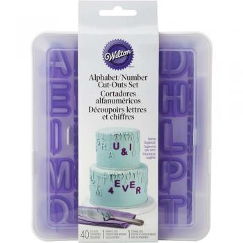 Wilton 417-2589 - Set de cortadores alfanuméricos, 40 Piezas