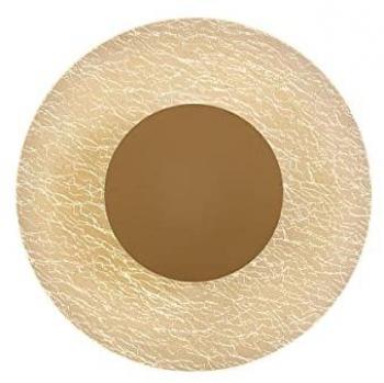Aplique de Pared LED Jewel 12W 3000K Oro Pintado 750lm, Garantía de 3 Años