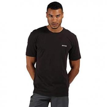 Regatta Men's Lightweight Black Active T-Shirt, Size 3XL