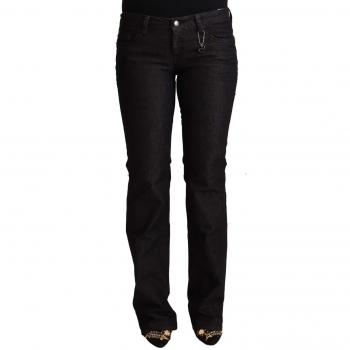 Costume National Black Cotton Low Waist Skinny Jeans - W25