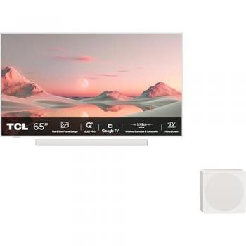 Televisor QLED TCL 65A300 Pro 165 cm (65) 4K Ultra HD Smart TV con Barra de Sonido 3.1.2ch y Subwoofer inalámbrico Bang & Olufsen
