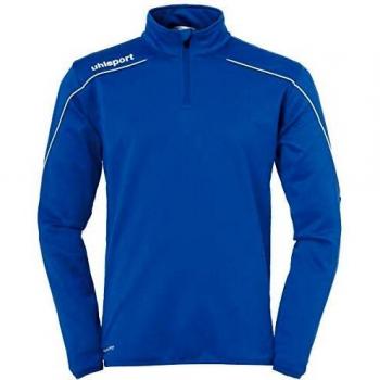 uhlsport Stream 22 1/4 Zip Top Sudadera, Unisex niños, Azure Blue/White, 104