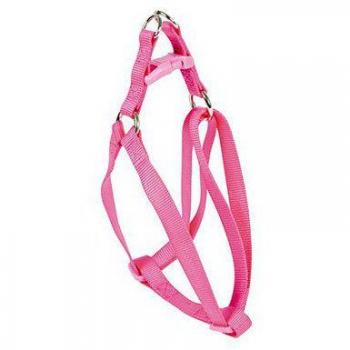 Arnés Básico de Nylon en Color Fucsia, 20mm de Ancho Ajustable de 35 a 50cm - Nayeco