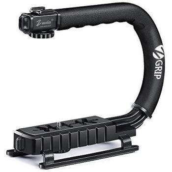 Zeadio Estabilizador portátil con el zócalo Accesorio para Canon, Nikon, Pentax, Sony, Panasonic, Samsung y Olympus cámara videocámara
