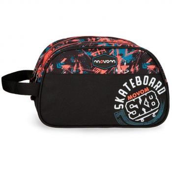 Movom Underground Neceser Dos Compartimentos Adaptable Rojo 24x14x10 cms Poliéster