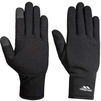 Trespass Poliner Power Stretch Conductive Guantes para clima frío, Nero, S/M de los Hombres