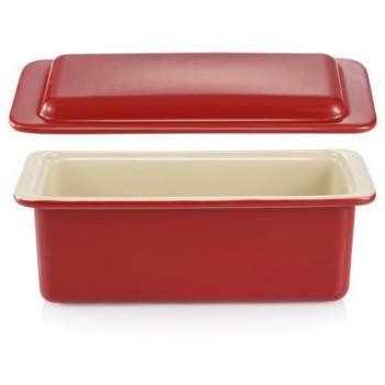 Molde Cerámico para Pan Tostado DELÍCIA - Tescoma 34,5 x 13 cm Rojo